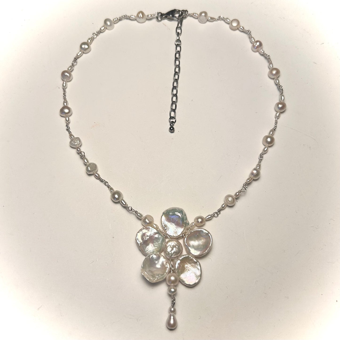 orange blossom pearl collar