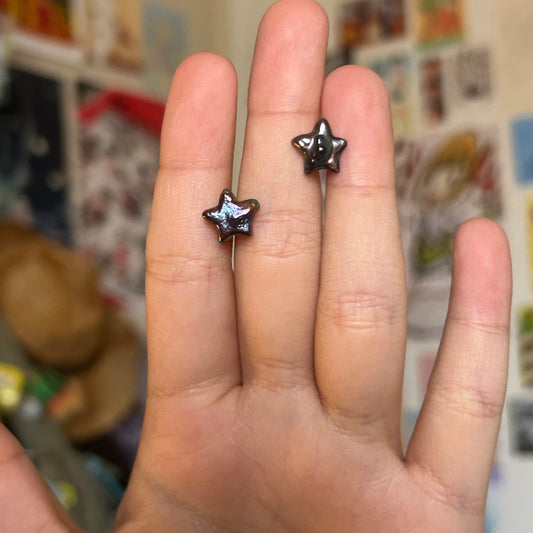 star pearl studs