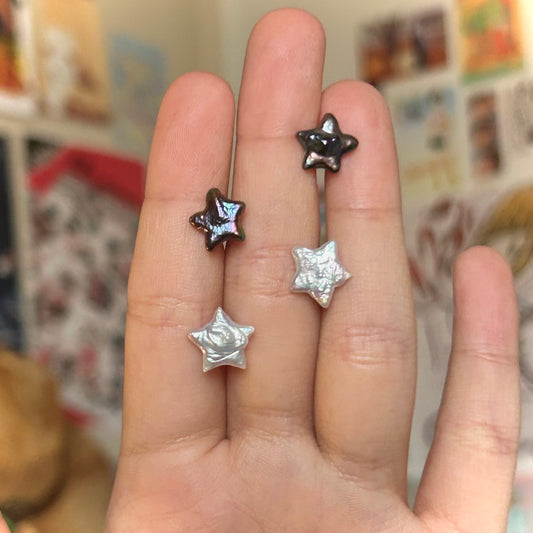 star pearl studs