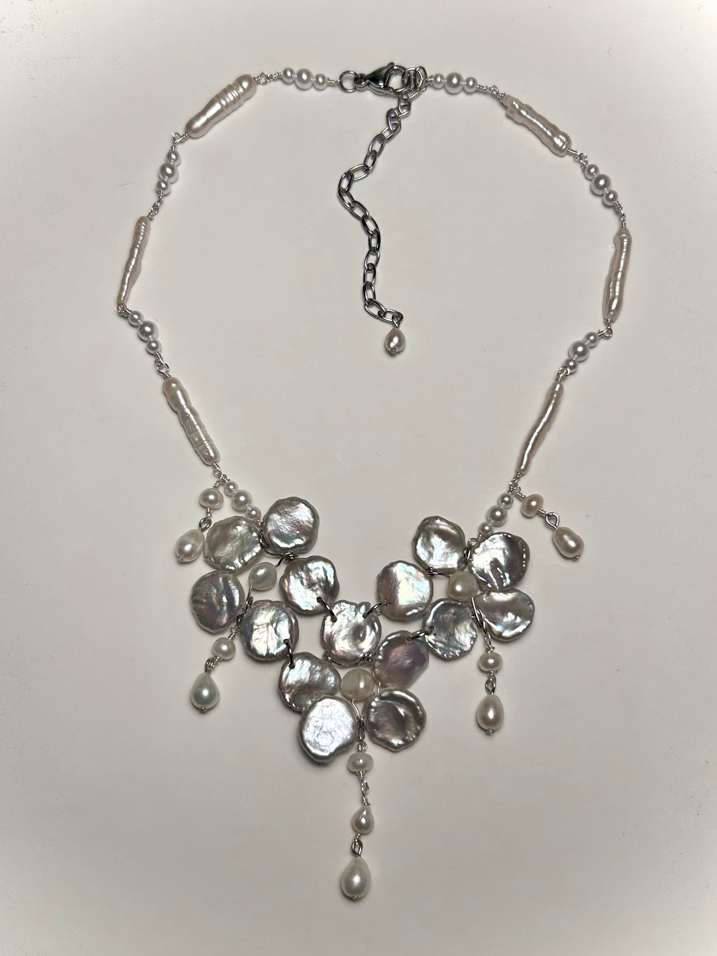 'persephone' trio orchid necklace