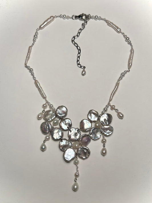 'persephone' trio orchid necklace