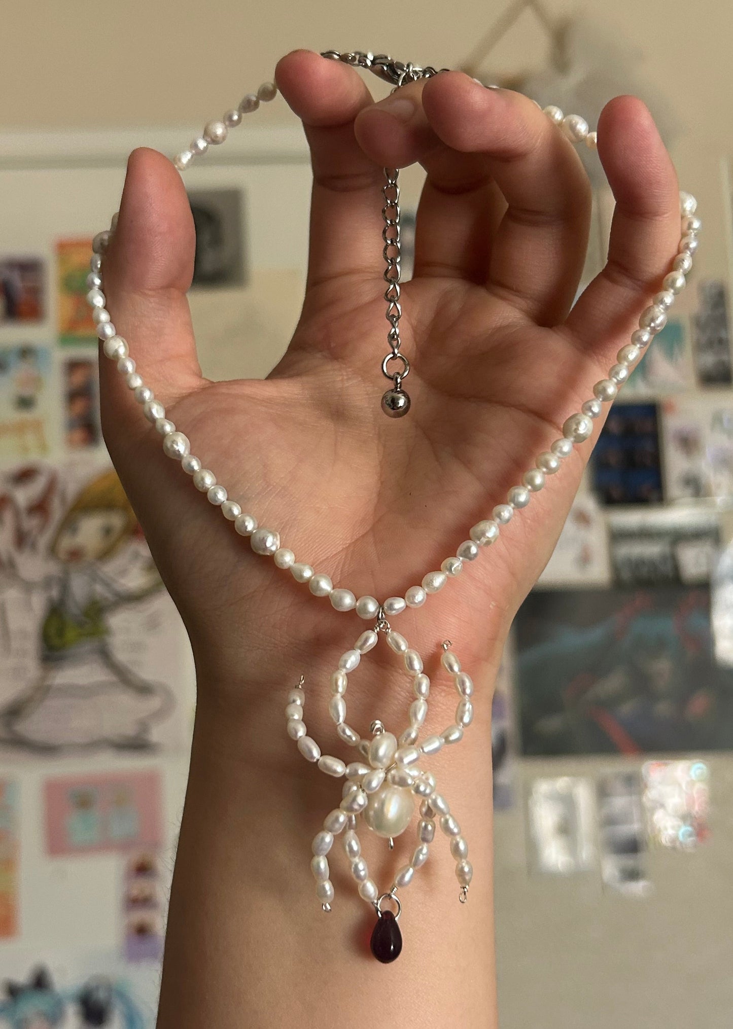 spider bite necklace