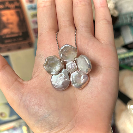 jumbo orchid necklace