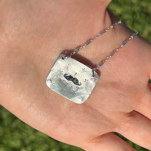 i mustache you a ? necklace