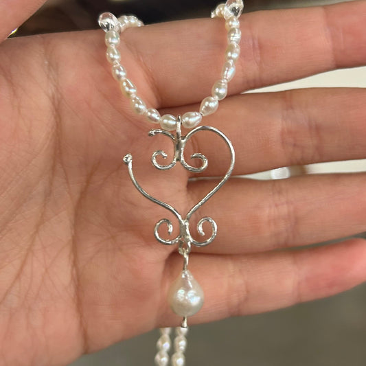 matchstick pearl necklace